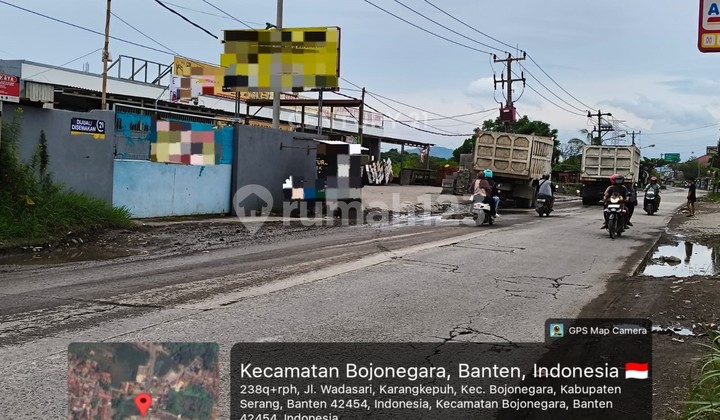 Tanah Jalan Raya Bojonegara Akses Tol Cilegon Timur