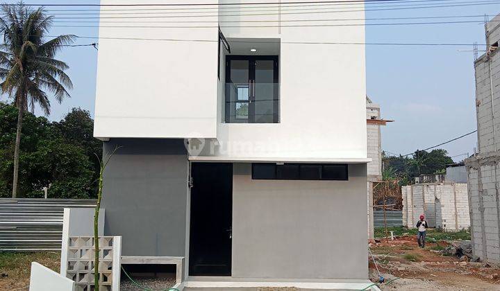 Rumah 2 Lantai SHM Modern Exclusive Siap Akad Dekat Stasiun Depok 2