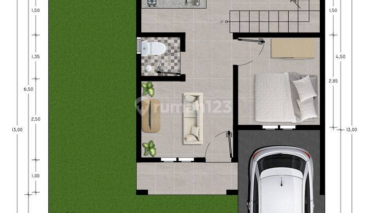 Minimalist House With 3 Bedrooms In South Kuta 2