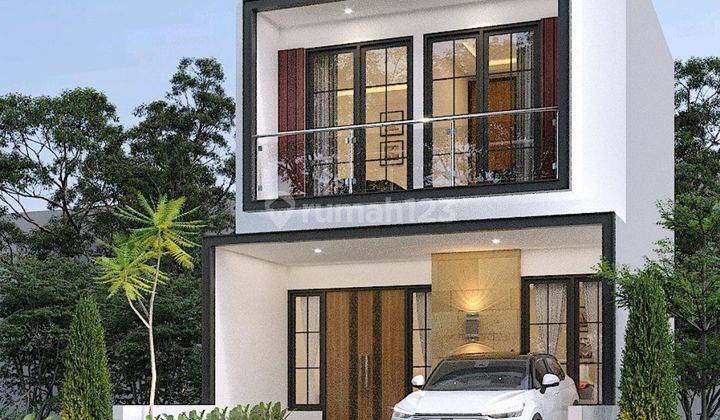 Rumah 2 Lantai di Jln raya cimanggis depok model villa promo 1