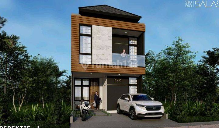 Rumah Ready 2 Lantai Di Jalan Raya Harapan Indah Dp 5 Juta 2