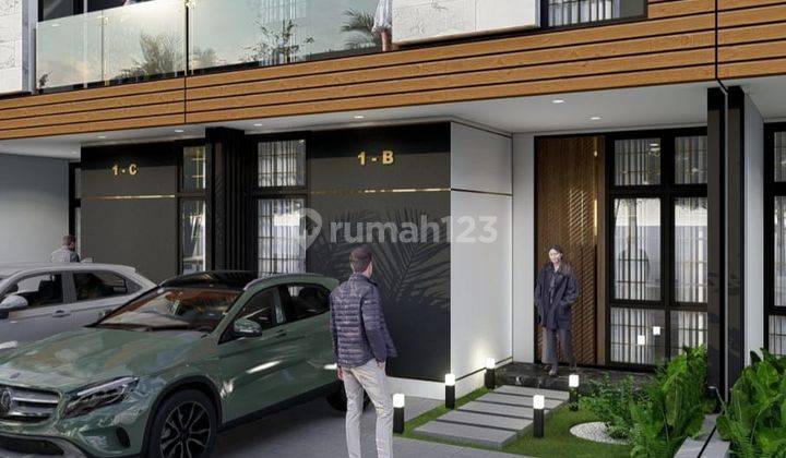 Rumah 2 Lantai Dp 0 Pinggir Jalan Raya 10menit Dari Exit Tol Jati Asih Harga 1M 2