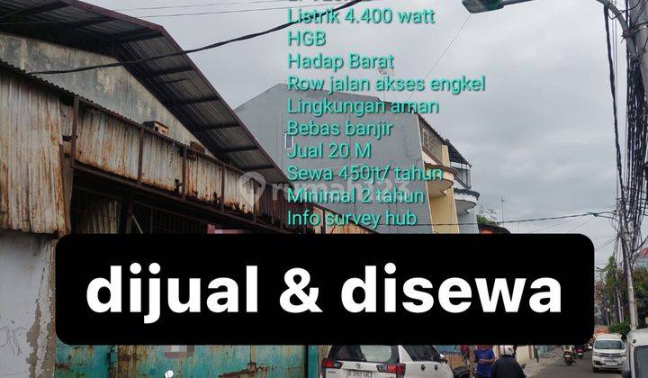 Disewakan Gudang Bagus Sekali Bandengan Jakarta Utara 1