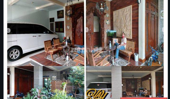 Jual Cepat rumah 3 lantai furnish jati di vila galaxy  1