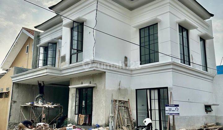 Rumah Baru 2 Lantai Model Fasad Modern Classic di Nusaloka Bsd 2