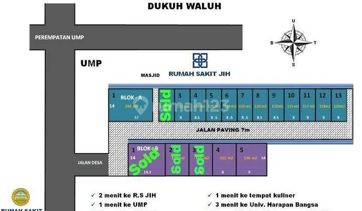 TANAH MURAH PURWOKERTO TIMUR COCOK UNTUK RUMAH KOST PASIF INCOME  1