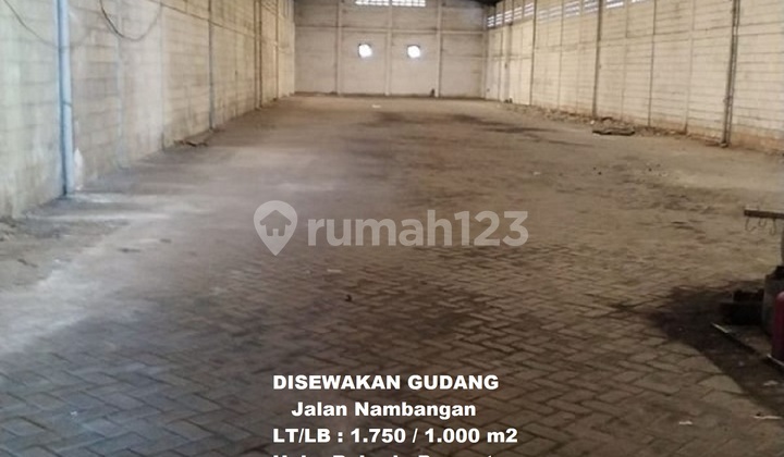 Jarang Ada !! Sewa Gudang di Jalan Nambangan - Kedungcowek Surabaya