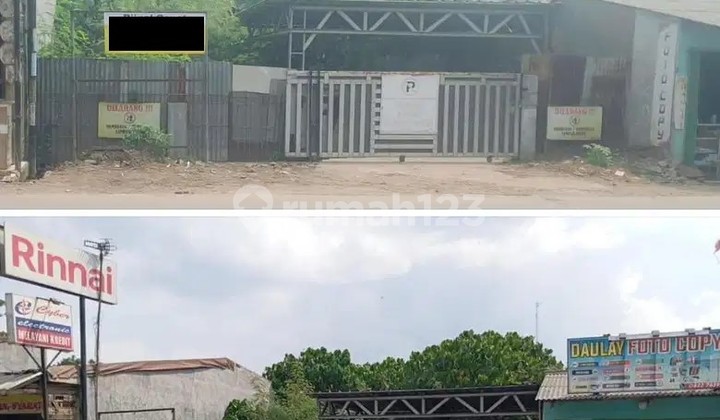 Turun Harga B.u di Jual Cepat Tanah Kosong Pinggir Jalan di Serang Cibarusah