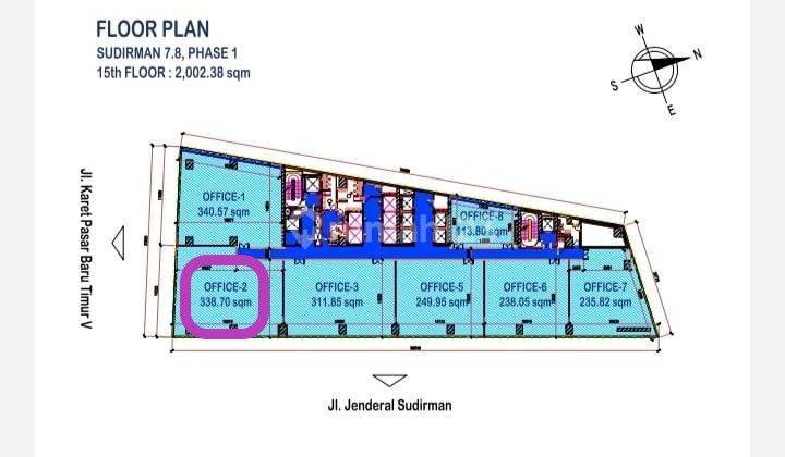 Di Sewakan Gedung Perkantoran Di Sudirman 7.8 Jakarta  2