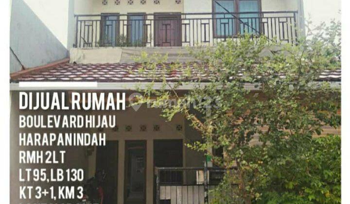 Dijual rumah 2 lantai bulevard hijau harapan indah, Bekasi 1