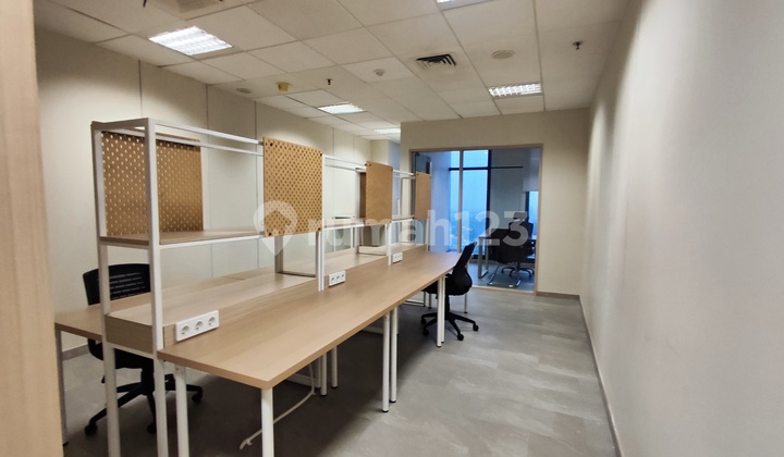 For Rent Fully Furnished Office 48.27M² South Jakarta | Alamanda Tower