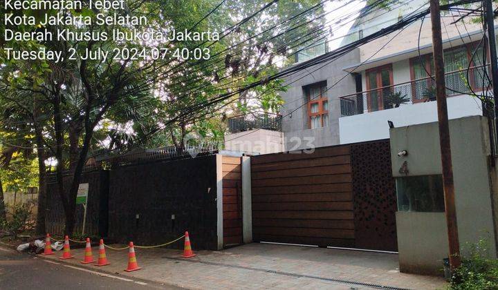 Rumah Mewah 2 Lantai Hoek Di Jl. Dukuh Patra Menteng Dalam Tebet Jakarta Selatan Harga Murah 2