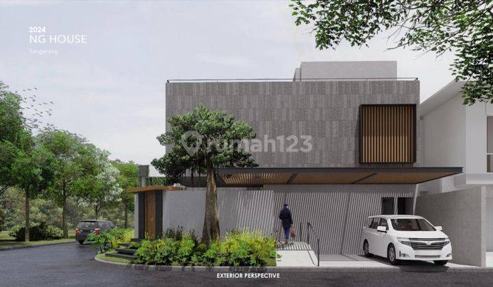 Dijual Rumah Mewah 3 lantai siap huni ada Entertainment Room di Cluster Chadna, BSD Avani - Atefa 2