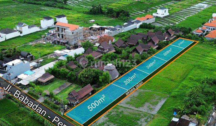 Di Jual Tanah Murah Pinggir Jalan Pererenan Area Pariwisata 1