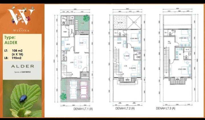 Dijual Rumah Baru Sutera Winona Alam Sutera 3 Lantai 2