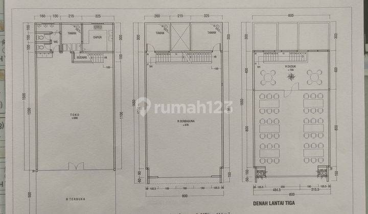 Rumah Kantor Baru Unfurnished SHM di Singgasana, Bandung 1