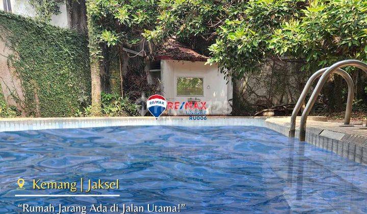 Rumah Luas dan Unik 2 Akses ada Kolam Renang di Kemang Jaksel 1