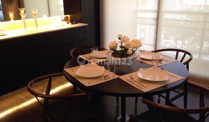 ruang makan disewakan apartemen pavilion jakarta pusat,