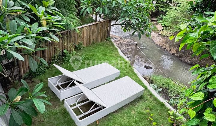 For Rent: Ready-to-Occupy Villa with River View in Canggu Dd