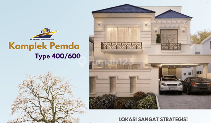 Rumah Desain Kekinian Komplek Pemda di Pekanbaru 1