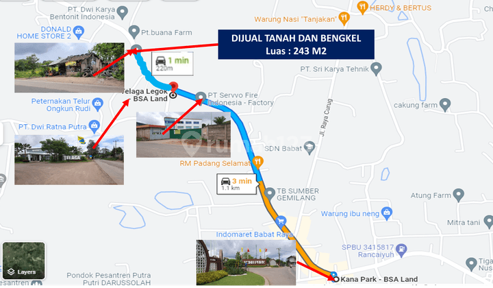 Dijual Kavling Di Jl. Rancaiyu, Parung Legok 2