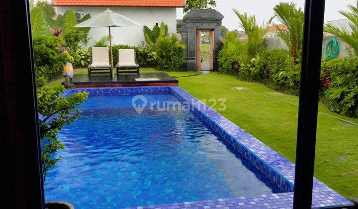 CHEAP VILLA 3 BEDROOMS LARGE YARD WITH RICE VIEWS NEAR SESEH BEACH  1