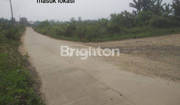 KAVLING INDUSTRI 120 HA , 15 Km dari Bandara Soekarno Hatta Cocok untuk bangun Pabrik , gudang , akses jalan luas 1