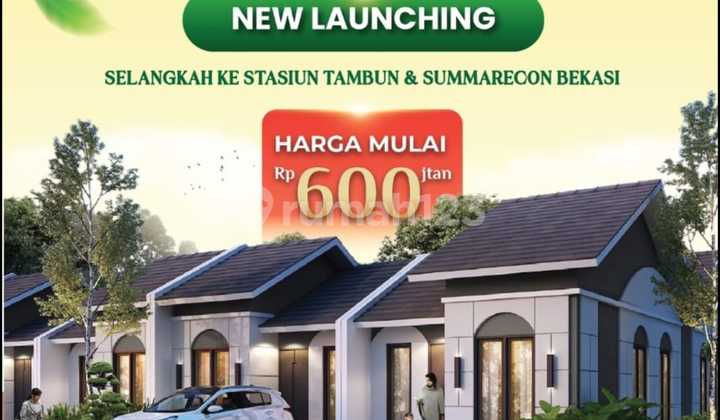 Rumah Baru 5 Menit ke Stasiun Tambun, Tambun Selatan Rumah Baru 5 Menit ke Stasiun Tambun, Tambun Selatan