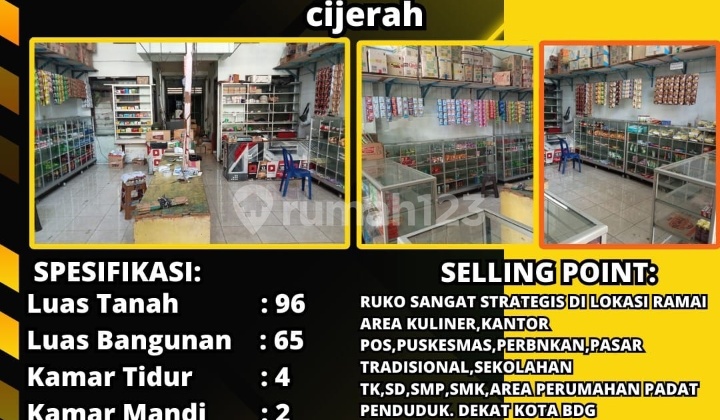 Dijual Ruko Strategis Melong Raya Cijerah Cimahi Dijual Ruko Strategis Melong Raya Cijerah Cimahi