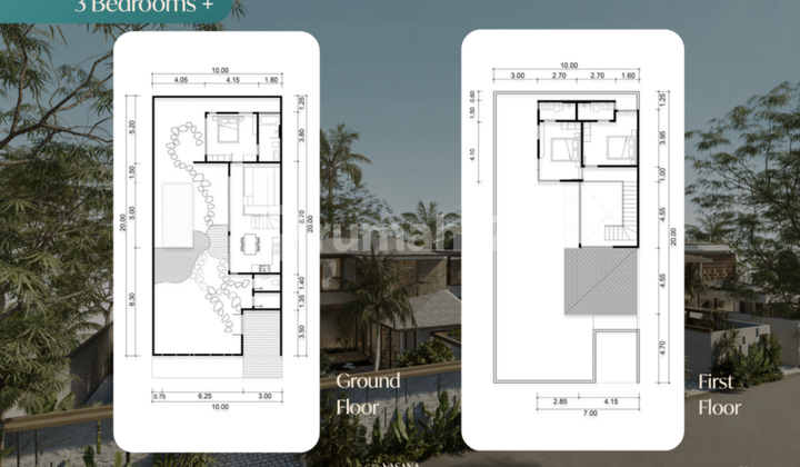Villa 3BR Off Plan Modern Tropical Style di Kedungu  2