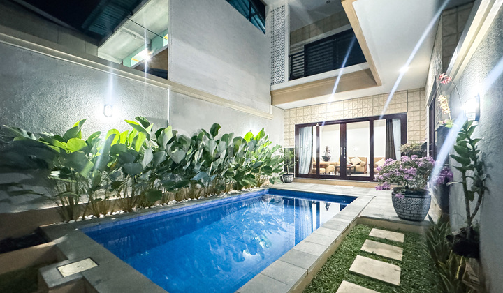 Villa 3BR Minimalist Modern with Ricefields View in Sanur. 1