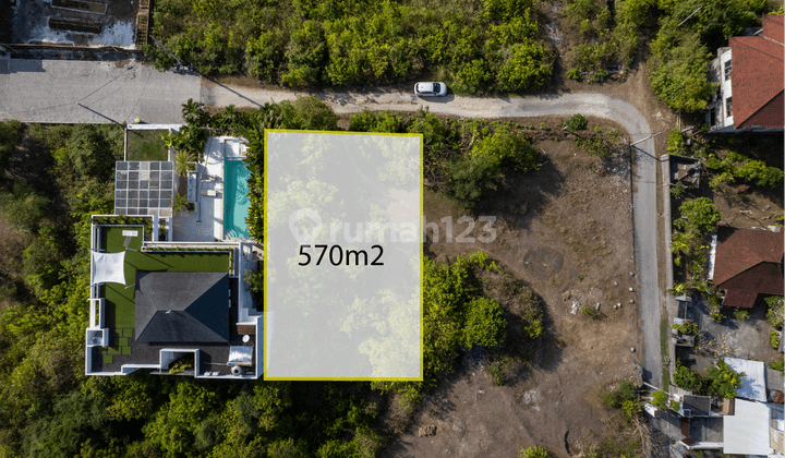 Land 570m2 Unblocked Ocean & GWK View in Jimbaran Land 570m2 Unblocked Ocean & GWK View in Jimbaran