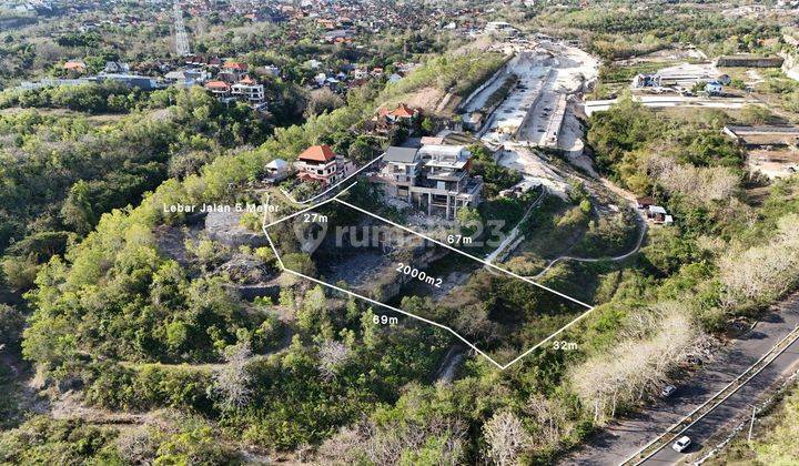 Tanah Bali Clift 2000m2 SHM View Beach di Ungasan Badung 1