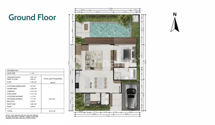 Villa Luxury 3BR Modern Tropical with Ocean View in Ungasan 2