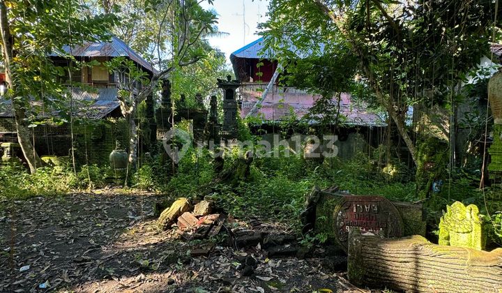 Land 1500 m2 with Villa Building Bonus in Lodtunduh, Ubud