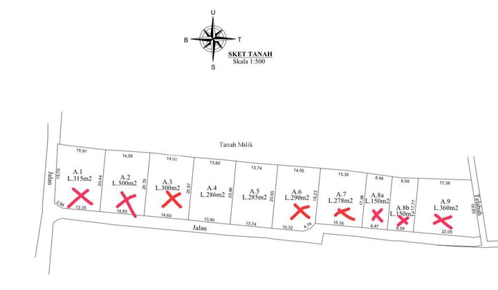 Strategic 285M2 Land Plot in Seminyak Strategic 285M2 Land Plot in Seminyak