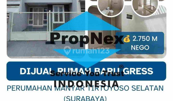 DIJUAL RUMAH BARU MANYAR TIRT SEL 1