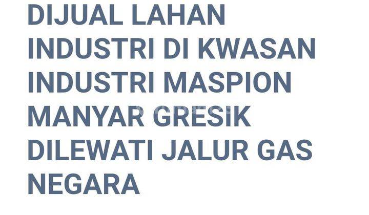 Tanah di Kawasan Industri Bumi Maspion Manyar Gresik , Gresik HGB 22.750 m² 1