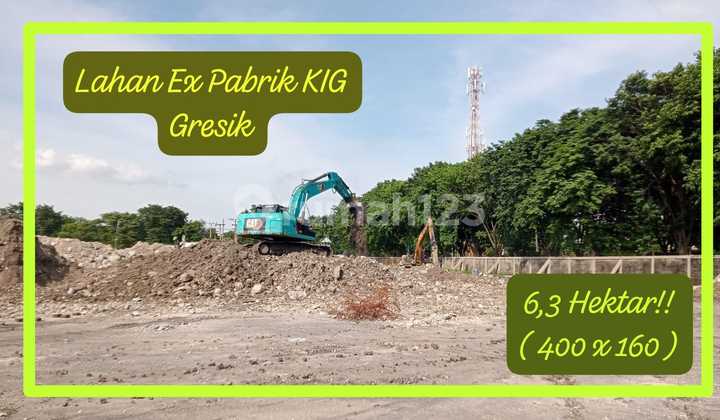 Only 3 Million / M2 !! Gresik Industrial Plot Land (KIG Land Area 6.3 Hectares !! Suitable for Large Scale Factories and Heavy Industries