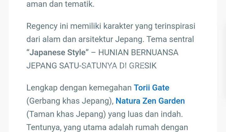 Barang Langka Pps Natura Hook Dan Depan Taman Pondok Permata Suci Gresik  2