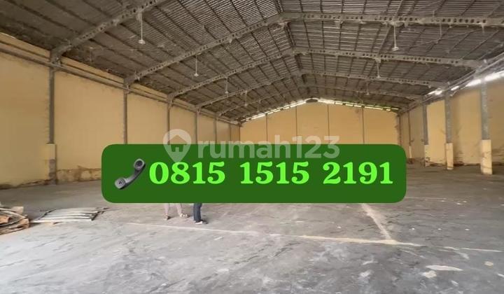 Disewakan Gudang Jumbo Gresik Siap Pakai Lokasi Jl. Raya Manyar - Gresik (Dekat Jiipe) Luas 3796 M2