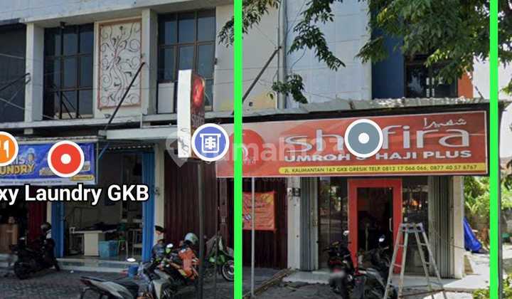FOR RENT: SHOPHOUSE ON KALIMANTAN STREET, GKB GRESIK HOUSING - 65 MILLION / YEAR