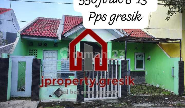 MURAH Hanya 550 jt saja  !! Rumah Lebar 8 x 13 meter di Pondok Permata Suci , Gresik , Barang Langka Kesempatan terbatas! 1