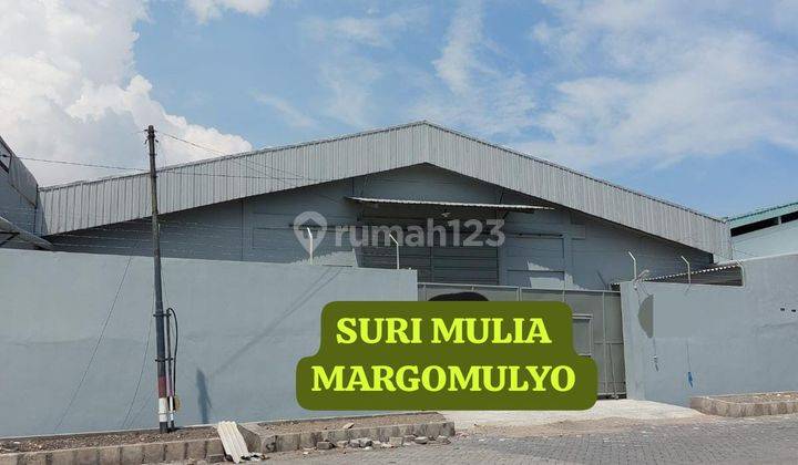 Sewa Baru Gudang di Pergudangan Suri Mulia Margomulyo Surabaya, Surabaya 538 M Baru HGB 1