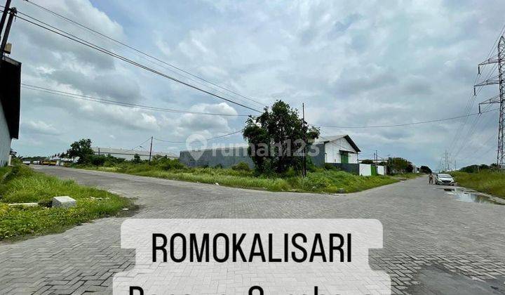 Rp. 5 jt / m2 KAVLING POJOK HOOK dan Jalan Kembar di Pergudangan Bumi Maspion Romokalisari Blok BMU 2