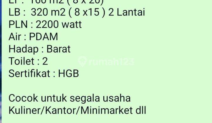 Disewakan Ruko di Jl Jawa Perumahan Gkb Gresik , Gresik 320 M Bagus HGB 2