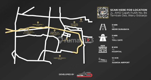 The Kaes Rumah The Oso Dengan Harga Murah 2 Lantai Waru Surabaya 1