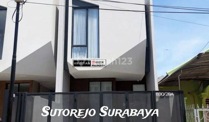 Murah Rumah Baru Sutorejo Furnish 2 Lantai Utara Surabaya Timur 1