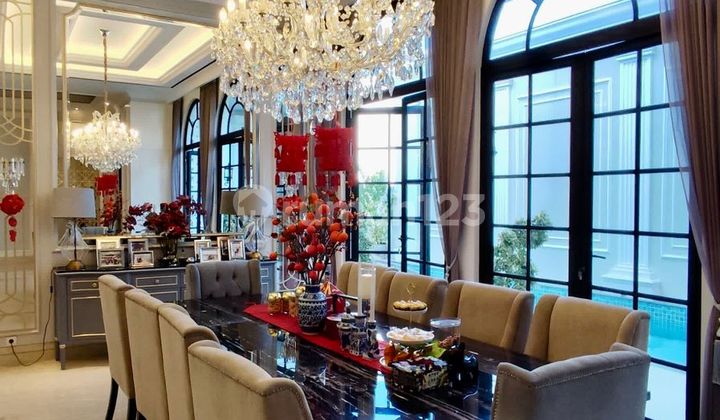Rumah Super Lux Pik1 Cluster Katamaran Indah Luas Tanah 577 M² Luas Bangunan 1200 M² Bangunan 3 Lantai Full Furnish Mewah 4+2 Kamar Tidur 6+2 Kamar Mandi Swiming Pool Hadap Selatan Harga 39 Milyar Nego