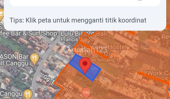 TANAH DEKAT PANTAI BATU BOLONG CANGGU BALI 2